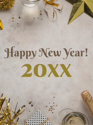 Custom Outdoor Yard Signs Multiple Sizes Happy New Year