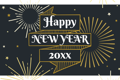 Custom Outdoor Yard Signs Multiple Sizes New Year