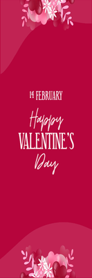 Custom Outdoor Yard Signs Multiple Sizes Happy Valentines Day