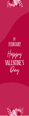 Custom Outdoor Yard Signs Multiple Sizes Happy Valentines Day