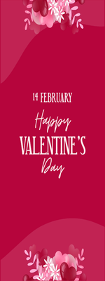Custom Outdoor Yard Signs Multiple Sizes Happy Valentines Day