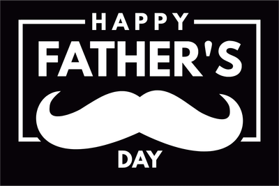 Custom Outdoor Yard Signs Multiple Sizes Fathers Day Mustache