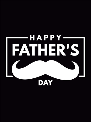 Custom Outdoor Yard Signs Multiple Sizes Fathers Day Mustache