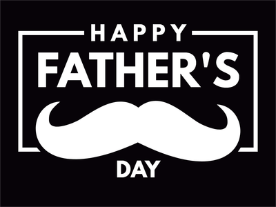 Custom Outdoor Yard Signs Multiple Sizes Fathers Day Mustache