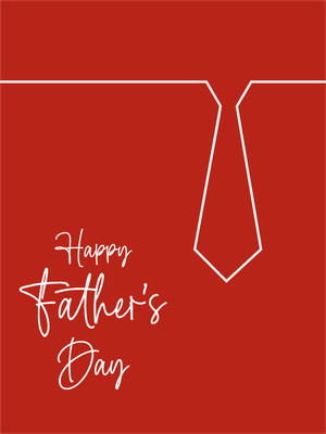 Custom Outdoor Yard Signs Multiple Sizes Fathers Day Necktie