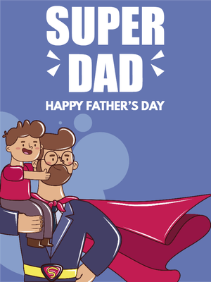 Custom Outdoor Yard Signs Multiple Sizes Super Dad