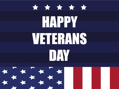 Custom Outdoor Yard Signs Multiple Sizes Happy Veterans Day