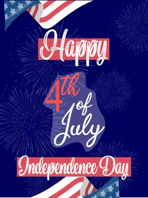 Custom Outdoor Yard Signs Multiple Sizes Independence Day
