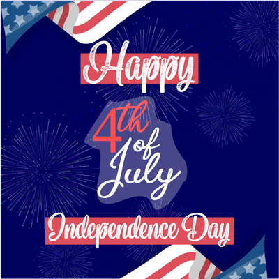 Custom Outdoor Yard Signs Multiple Sizes Independence Day