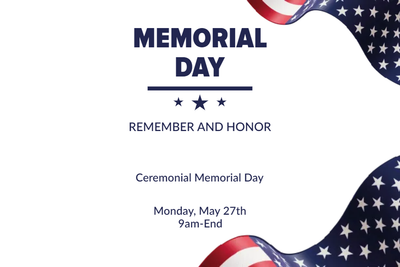 Custom Outdoor Yard Signs Multiple Sizes Ceremonial Memorial Day