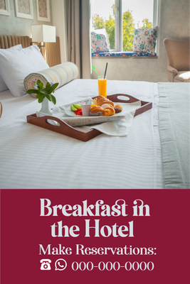 Custom Outdoor Yard Signs Multiple Sizes Breakfast In Hotel