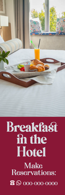 Custom Outdoor Yard Signs Multiple Sizes Breakfast In Hotel