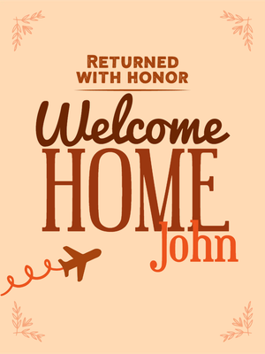 Custom Outdoor Yard Signs Multiple Sizes Welcome Home John