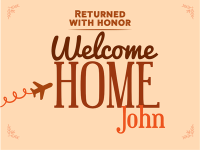 Custom Outdoor Yard Signs Multiple Sizes Welcome Home John