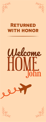 Custom Outdoor Yard Signs Multiple Sizes Welcome Home John