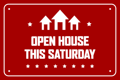 Custom Outdoor Yard Signs Multiple Sizes Welcome Open House