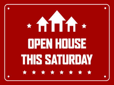 Custom Outdoor Yard Signs Multiple Sizes Welcome Open House