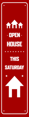 Custom Outdoor Yard Signs Multiple Sizes Welcome Open House