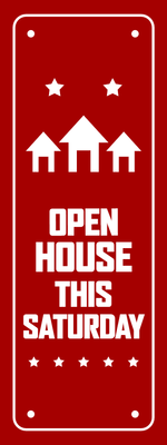 Custom Outdoor Yard Signs Multiple Sizes Welcome Open House