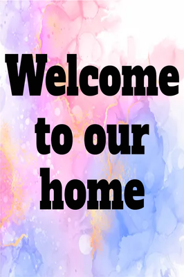 Custom Outdoor Yard Signs Multiple Sizes Welcome Home