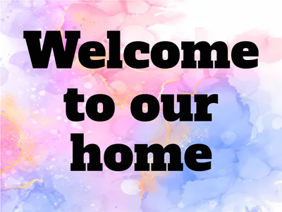 Custom Outdoor Yard Signs Multiple Sizes Welcome Home