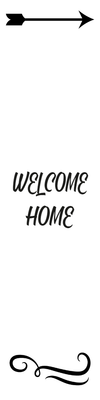 Custom Outdoor Yard Signs Multiple Sizes Welcome Home Arrow