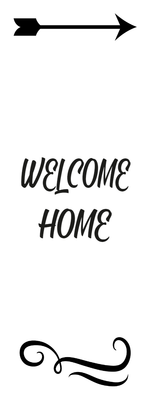 Custom Outdoor Yard Signs Multiple Sizes Welcome Home Arrow