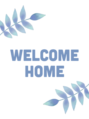 Custom Outdoor Yard Signs Multiple Sizes Simple Welcome Home