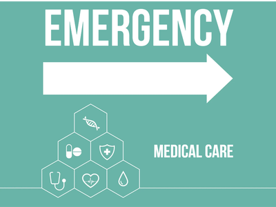 Custom Outdoor Yard Signs Multiple Sizes Emergency Medical Care