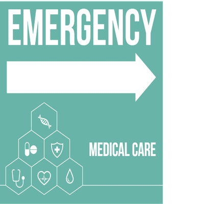 Custom Outdoor Yard Signs Multiple Sizes Emergency Medical Care