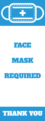 Custom Outdoor Yard Signs Multiple Sizes Face Mask