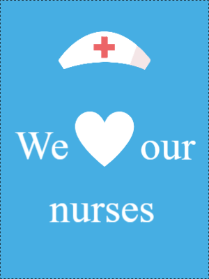 Custom Outdoor Yard Signs Multiple Sizes  We Love Our Nurses