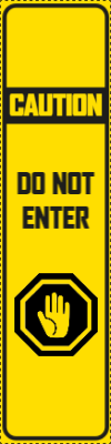 Custom Outdoor Yard Signs Multiple Sizes  Do not Enter