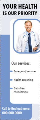 Custom Outdoor Yard Signs Multiple Sizes Health is Our Priority