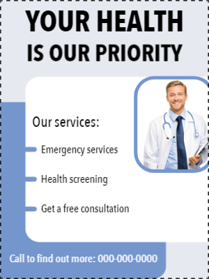 Custom Outdoor Yard Signs Multiple Sizes Health is Our Priority