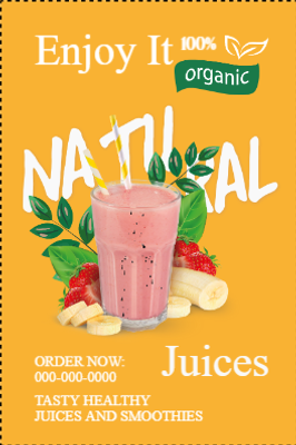 Custom Outdoor Yard Signs Multiple Sizes  Enjoy Natural Juice