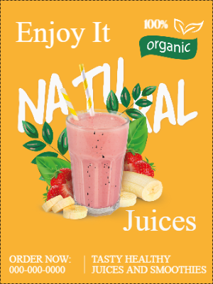 Custom Outdoor Yard Signs Multiple Sizes  Enjoy Natural Juice