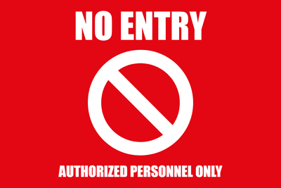 Custom Outdoor Yard Signs Multiple Sizes Authorized Personnel Only