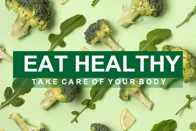 Custom Outdoor Yard Signs Multiple Sizes Eat Healthy