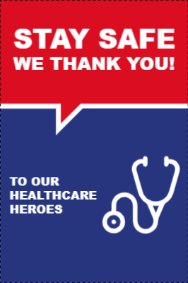Custom Outdoor Yard Signs Multiple Sizes Stay Safe