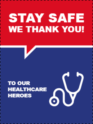Custom Outdoor Yard Signs Multiple Sizes Stay Safe
