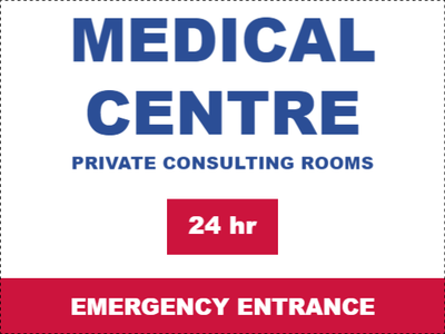 Custom Outdoor Yard Signs Multiple Sizes Medical Centre