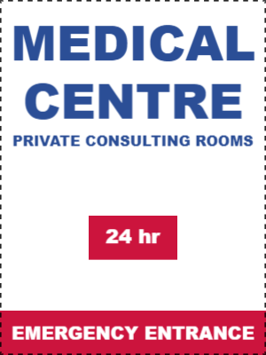 Custom Outdoor Yard Signs Multiple Sizes Medical Centre