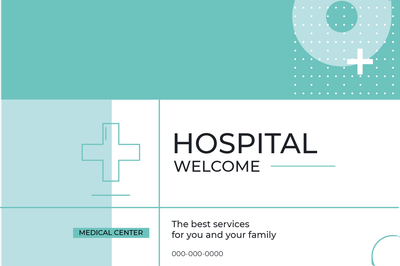 Custom Outdoor Yard Signs Multiple Sizes Hospital Welcome