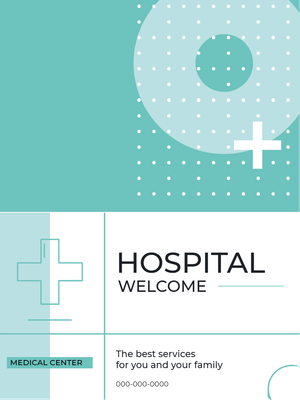 Custom Outdoor Yard Signs Multiple Sizes Hospital Welcome