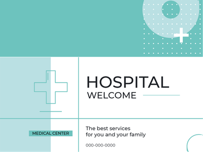 Custom Outdoor Yard Signs Multiple Sizes Hospital Welcome