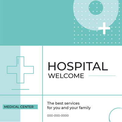 Custom Outdoor Yard Signs Multiple Sizes Hospital Welcome
