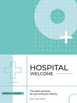 Custom Outdoor Yard Signs Multiple Sizes Hospital Welcome