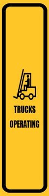 Custom Outdoor Yard Signs Multiple Sizes Trucks Operating