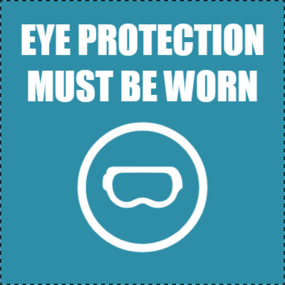 Custom Outdoor Yard Signs Multiple Sizes Eye Protection